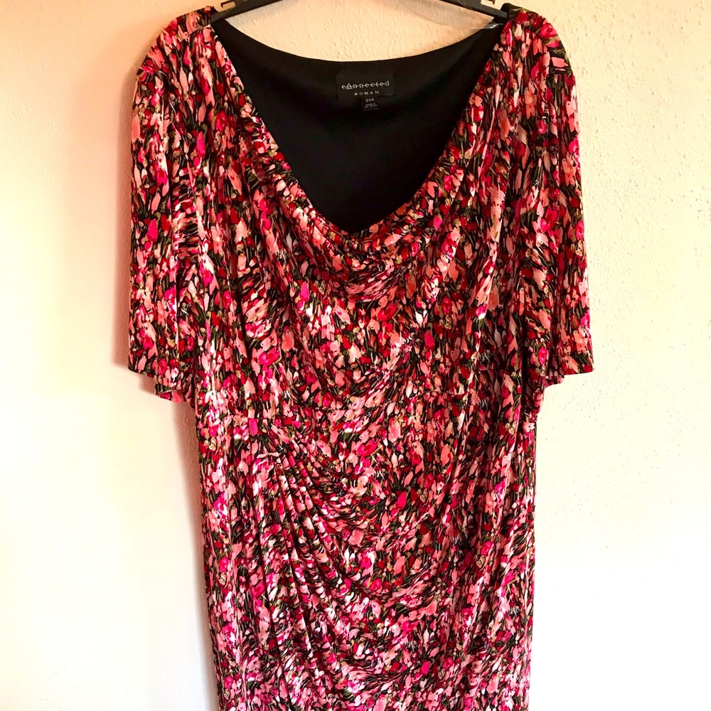 27) 🌷🐣Lovely DRESS Connected Woman..wrap around look